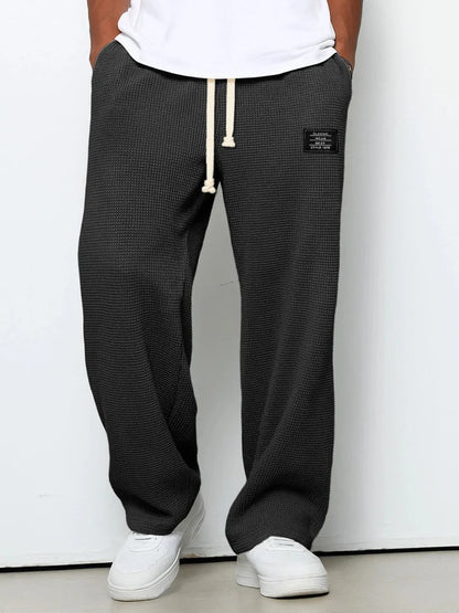 Pantalon Détente Homme Maille Gaufrée Coupe Relax-Gigié