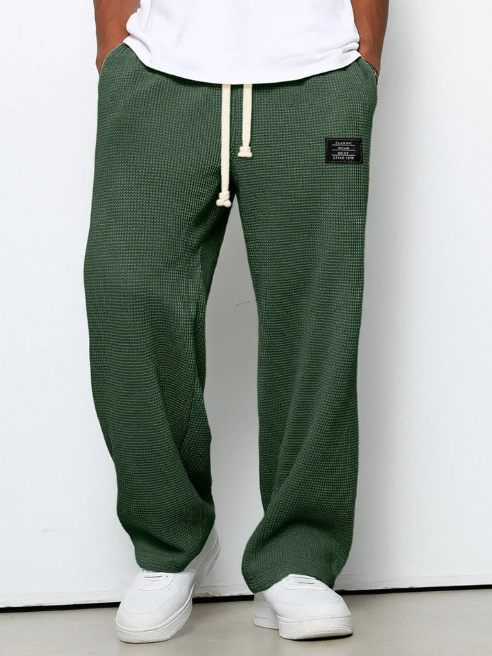 Pantalon Détente Homme Maille Gaufrée Coupe Relax-Gigié