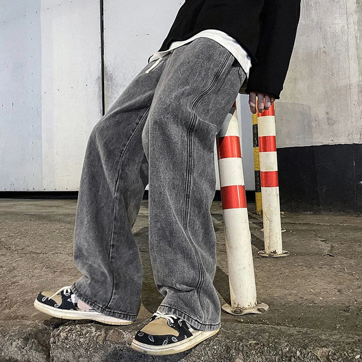 Jean Homme Baggy Streetwear-Gigié
