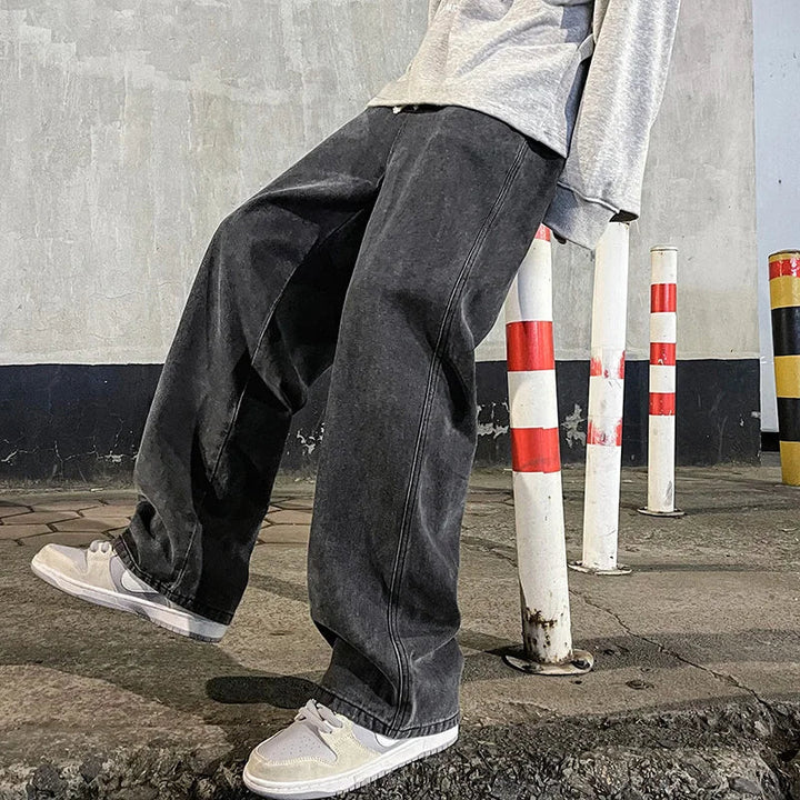 Jean Homme Baggy Streetwear-Gigié