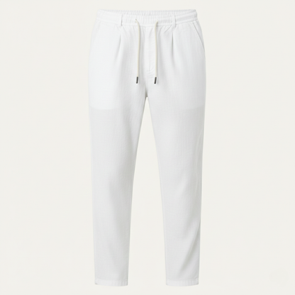 Pantalon homme coupe droite avec cordon de serrage-Male Pants-Gigié