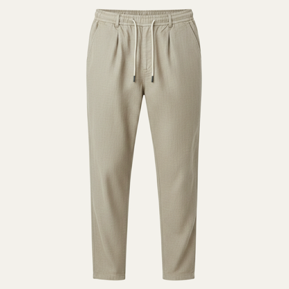 Pantalon homme coupe droite avec cordon de serrage-Male Pants-Gigié