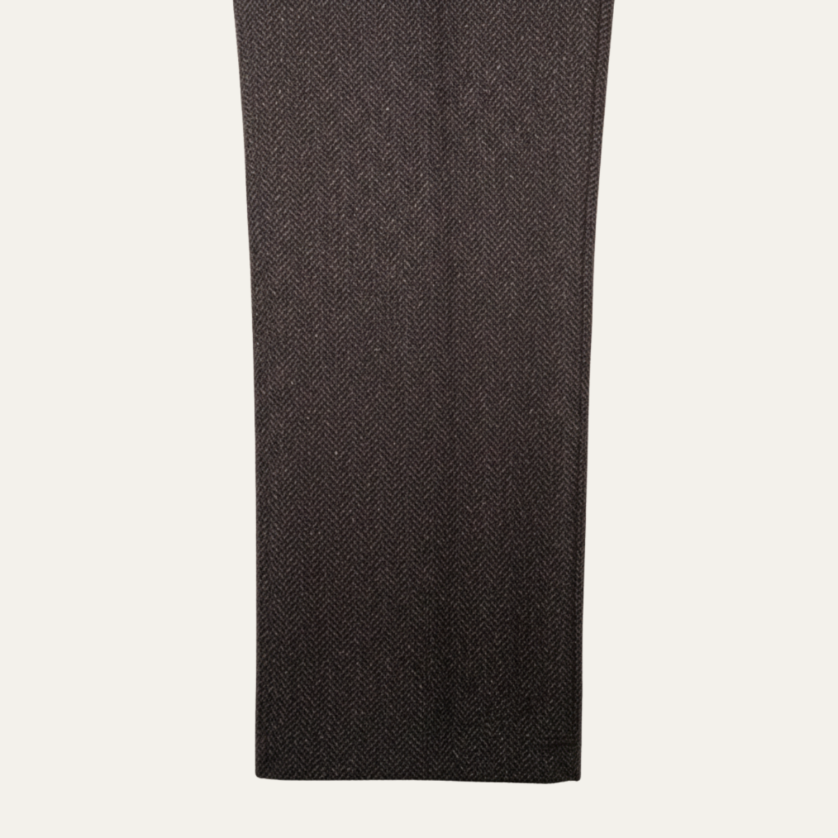 Pantalon Homme Coupe Droite avec Motif Chevrons et Plis-Male Pants-Gigié