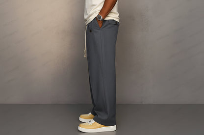 Pantalon Homme Coupe Large "Relaxed" & Taille Élastique-Gigié