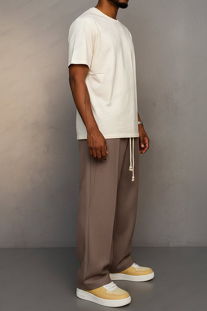 Pantalon Homme Coupe Large "Relaxed" & Taille Élastique-Gigié