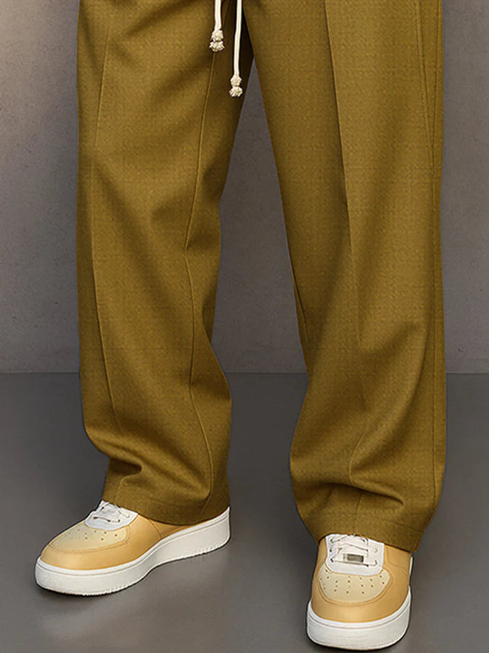 Pantalon Homme Coupe Large "Relaxed" & Taille Élastique-Gigié