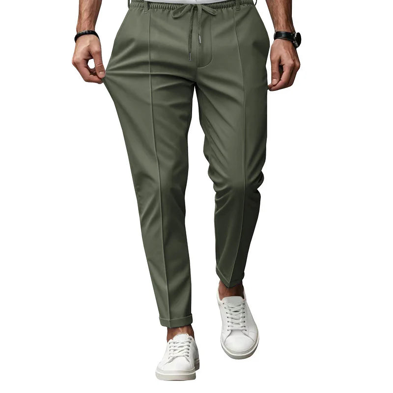 Pantalon Homme Taille Élastique Cordon De Serrage-Gigié
