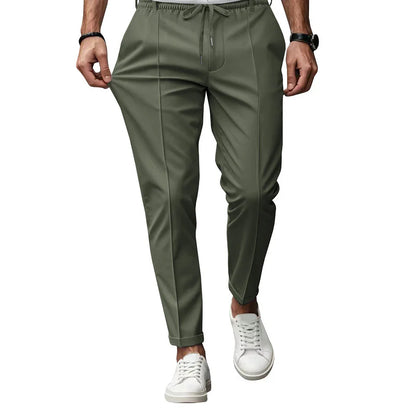 Pantalon Homme Taille Élastique Cordon De Serrage-Gigié