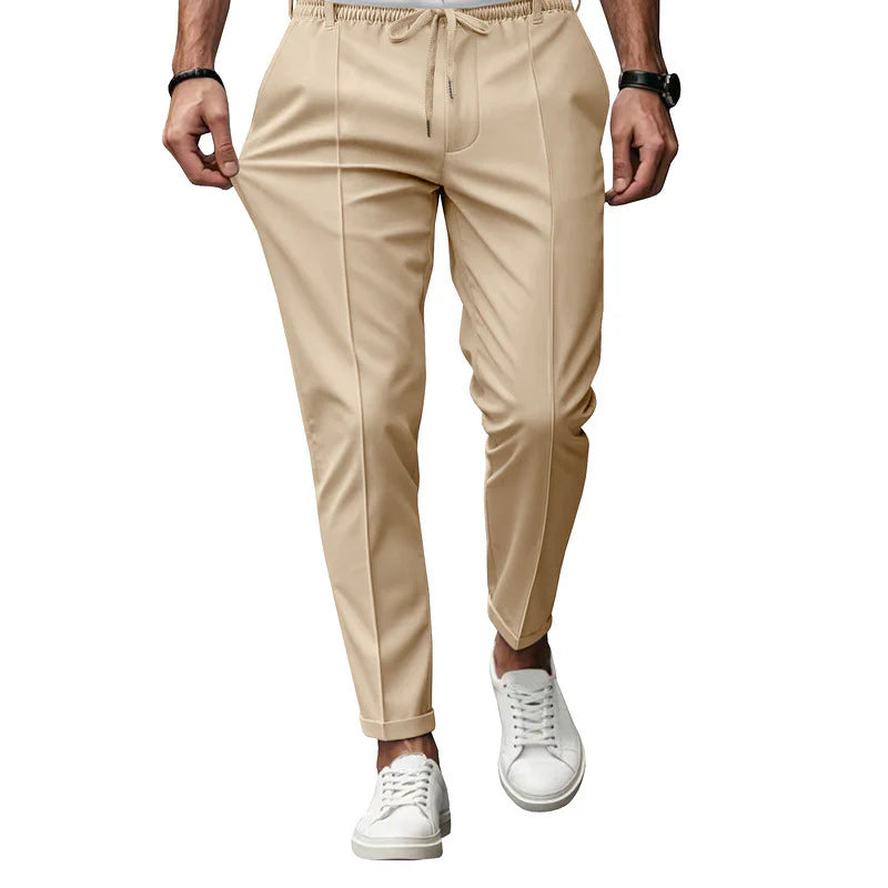 Pantalon Homme Taille Élastique Cordon De Serrage-Gigié
