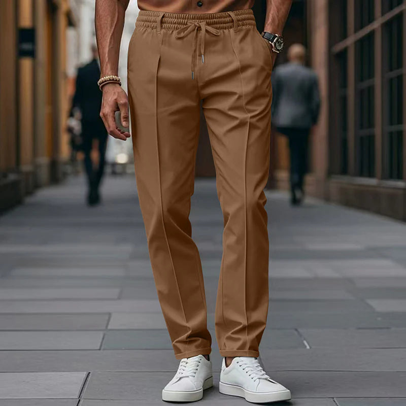 Pantalon Homme Taille Élastique Cordon De Serrage-Gigié