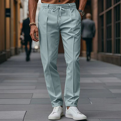 Pantalon Homme Taille Élastique Cordon De Serrage-Gigié
