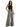 Pantalon large pour femme avec ourlet fendu 1