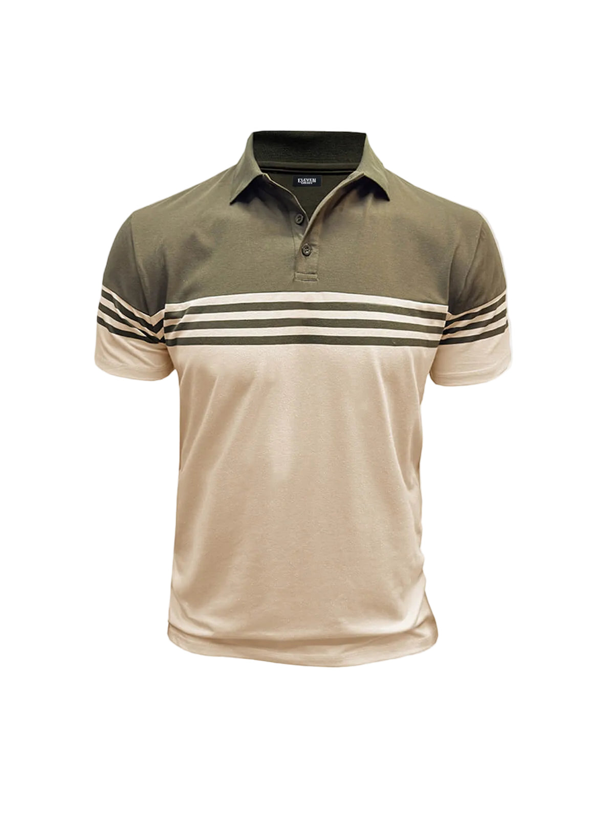 Polo homme à manches courtes avec rayures horizontales-Shirts for men-Gigié