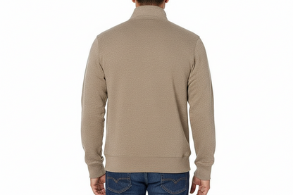 Pull à col montant avec fermeture éclair intégrale pour homme-Sweater Male-Gigié
