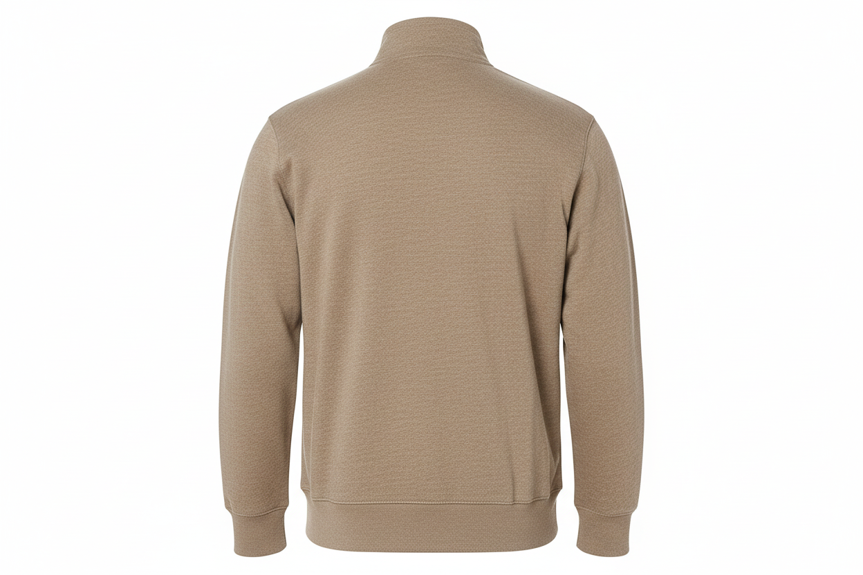 Pull à col montant avec fermeture éclair intégrale pour homme-Sweater Male-Gigié