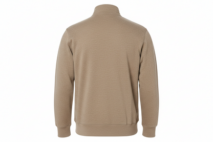 Pull à col montant avec fermeture éclair intégrale pour homme-Sweater Male-Gigié