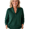Pull en maille pour femme avec col châle 1