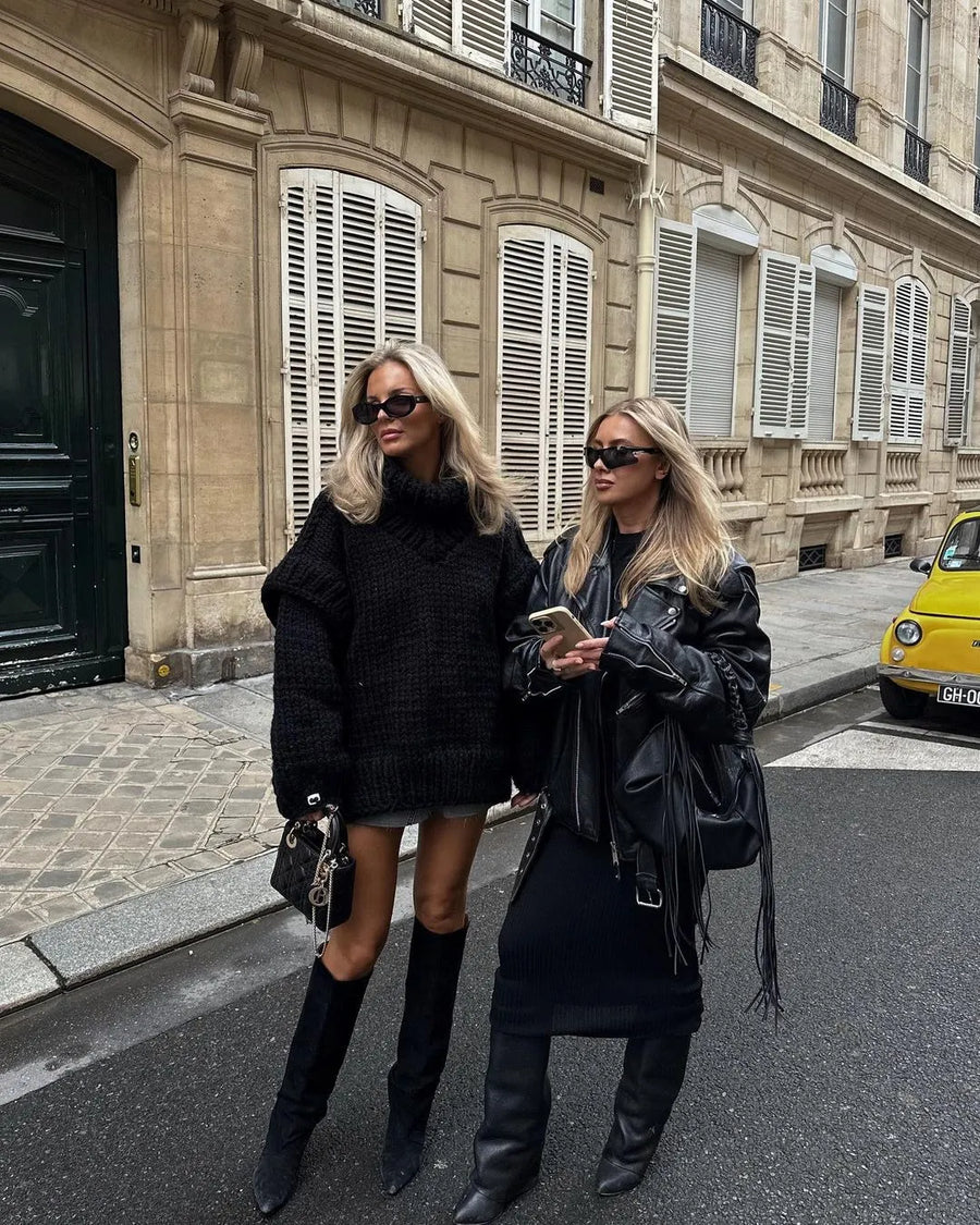 Pull Femme Oversize Hiver-Gigié