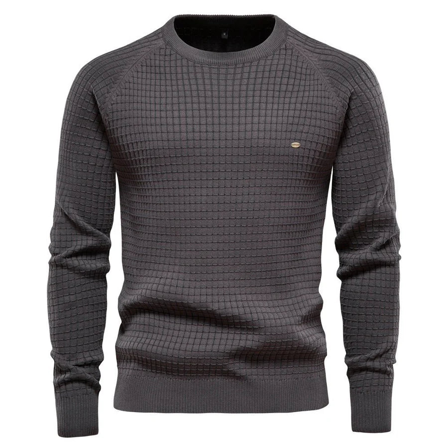 Pull Hiver Homme Maille Texturée Et Chaude-Gigié
