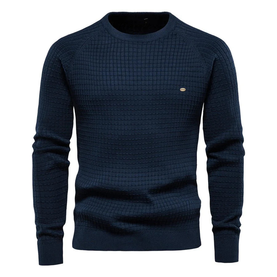Pull Hiver Homme Maille Texturée Et Chaude-Gigié