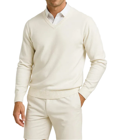 Pull Homme Col V Slim Fit Élégant & Confortable-Gigié