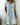 Robe courte trapèze à imprimé floral pour femme avec boutons en diagonale 2