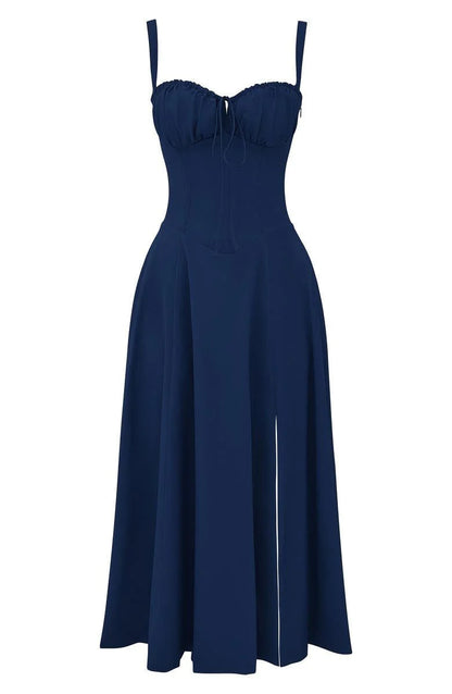 Robe Femme Corset Midi Fleurie-Gigié