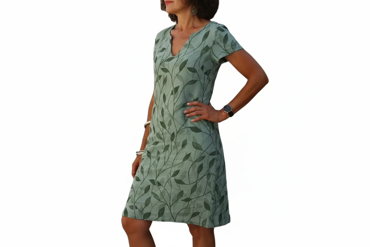 Robe Femme Été Manches Courtes-Mini Dress-Gigié