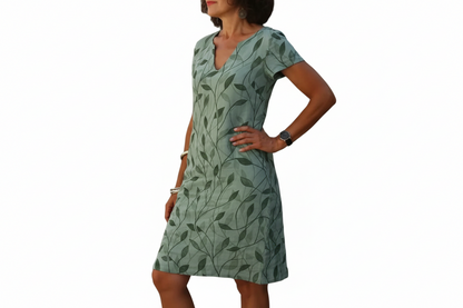 Robe Femme Été Manches Courtes-Mini Dress-Gigié