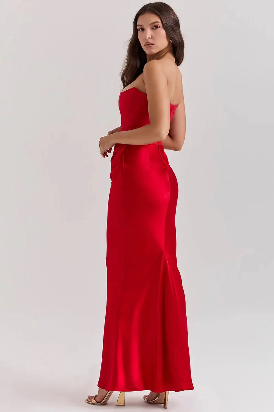 Robe Femme Longue À Corset-Gigié