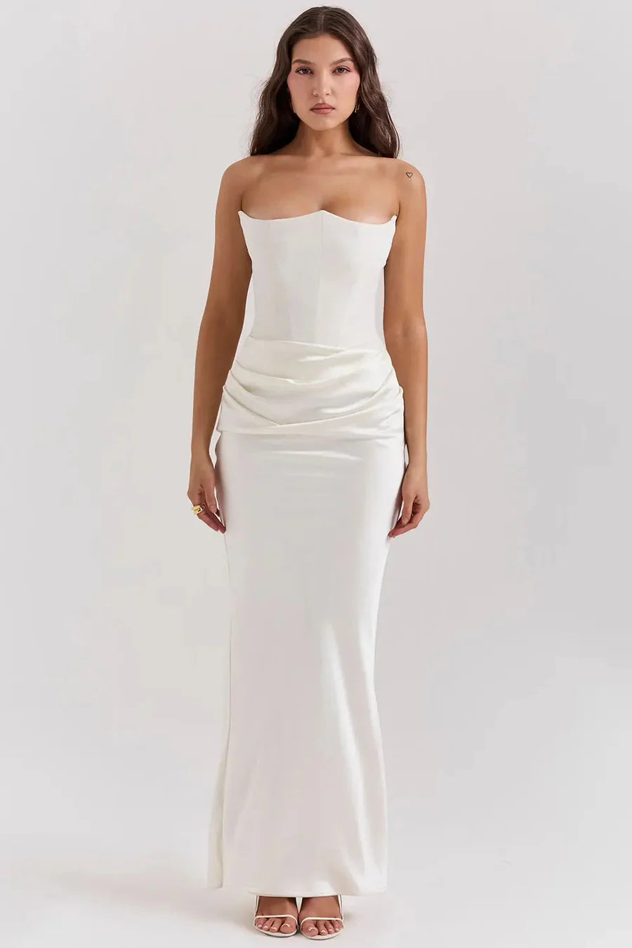 Robe Femme Longue À Corset-Gigié