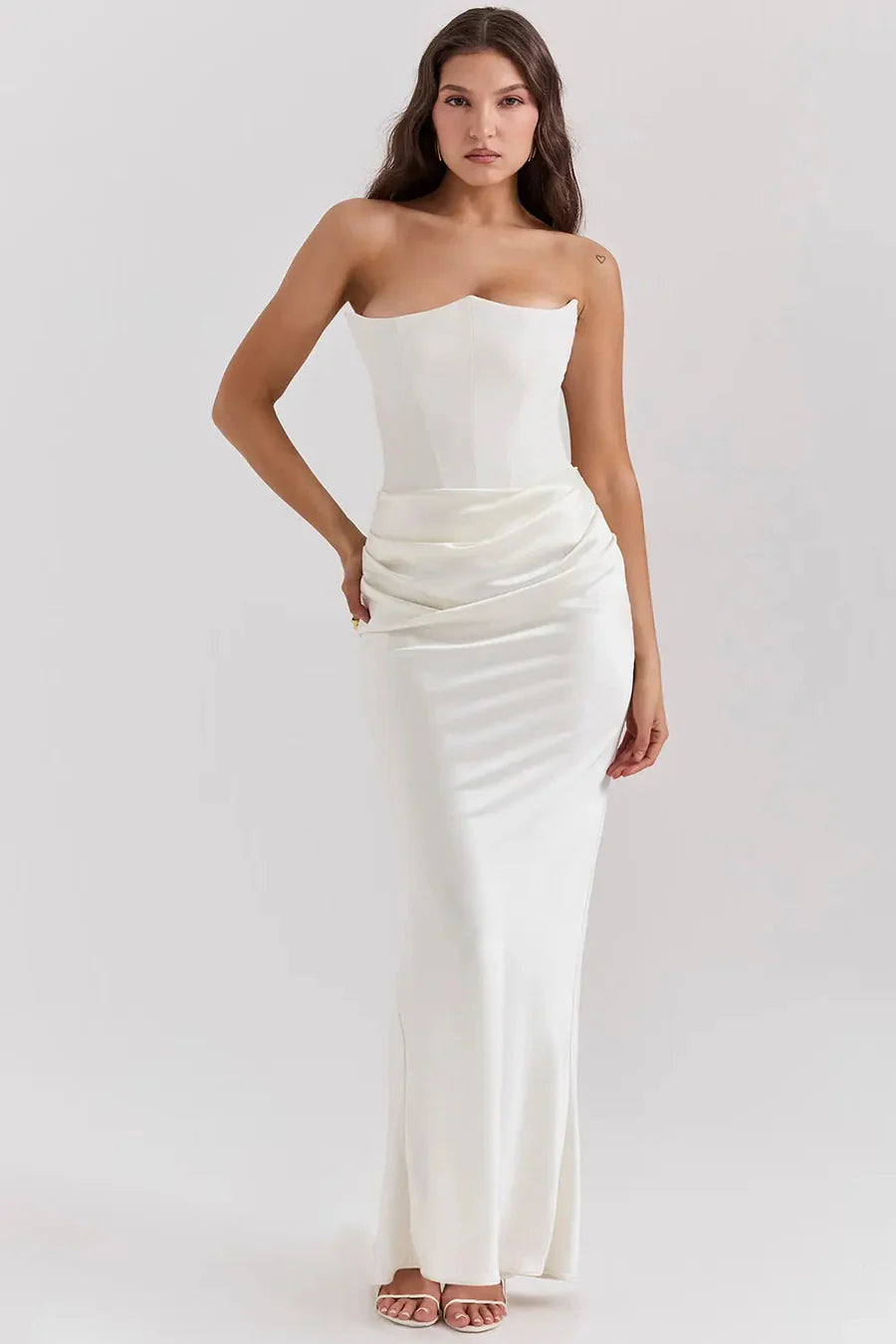 Robe Femme Longue À Corset-Gigié