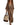 Robe longue à imprimé animal pour femme avec détail drapé 1