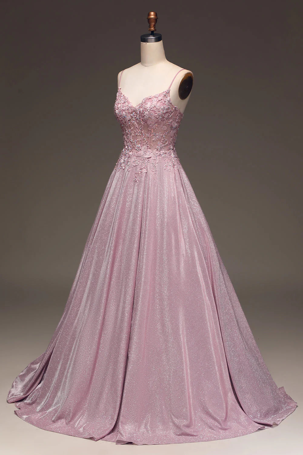 Robe Longue Femme Invitée Mariage Rose-Gigié
