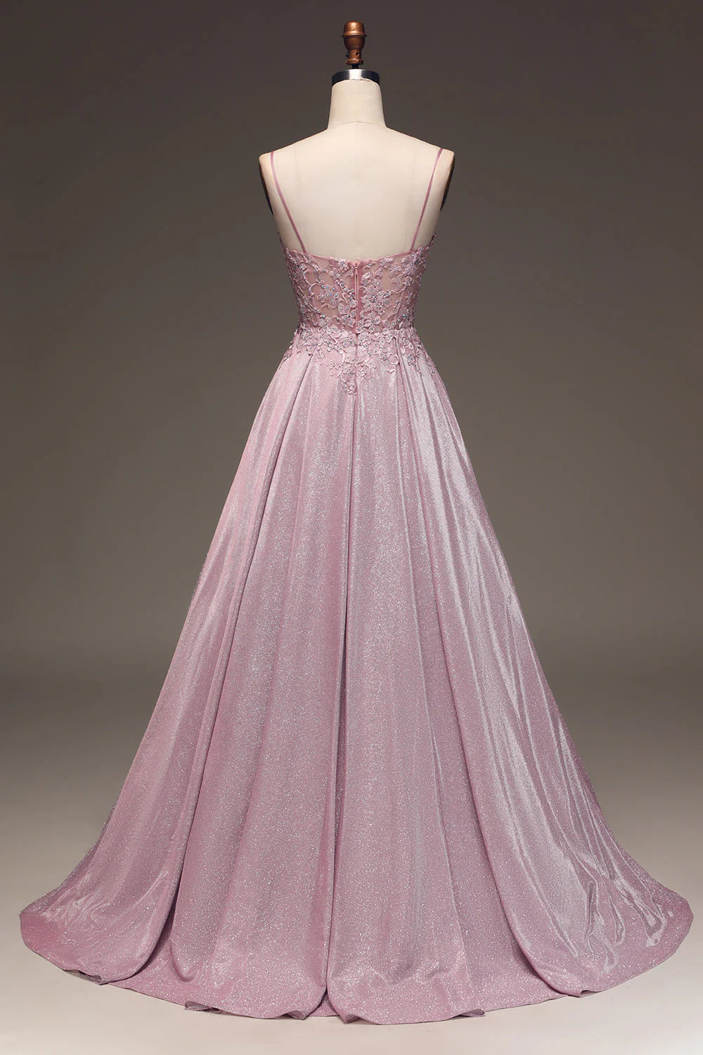 Robe Longue Femme Invitée Mariage Rose-Gigié