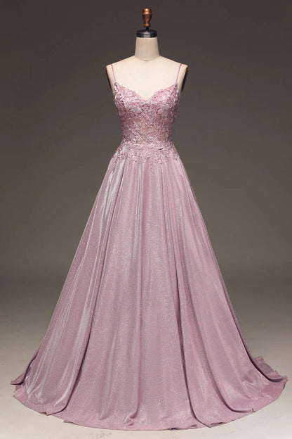 Robe Longue Femme Invitée Mariage Rose-Gigié