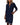 Robe midi zippée à col polo pour femme 1