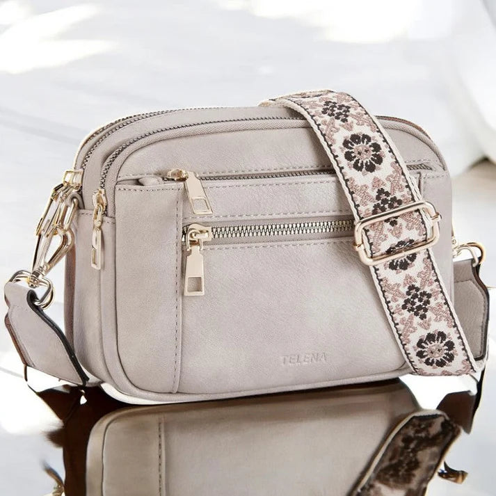 Sac Bandoulière Femme Sangle Large Motif Bohème-Gigié