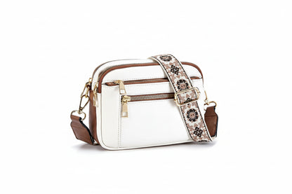 Sac Bandoulière Femme Sangle Large Motif Bohème-Gigié