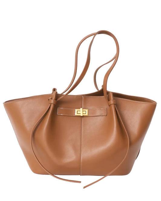 Sac cabas femme structuré avec doubles anses-Bags-Gigié