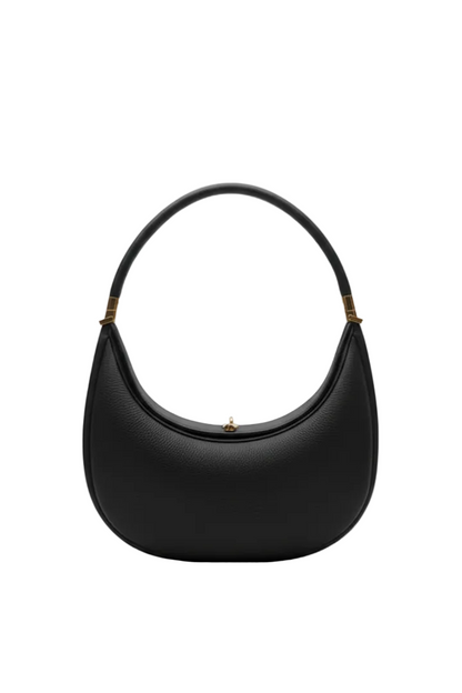 Sac porté épaule à silhouette courbée avec poignée structurée-Accecoires-Gigié