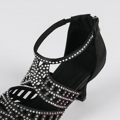 Sandales à talon avec brides découpées et bout ouvert pour femme-Women Heels-Gigié