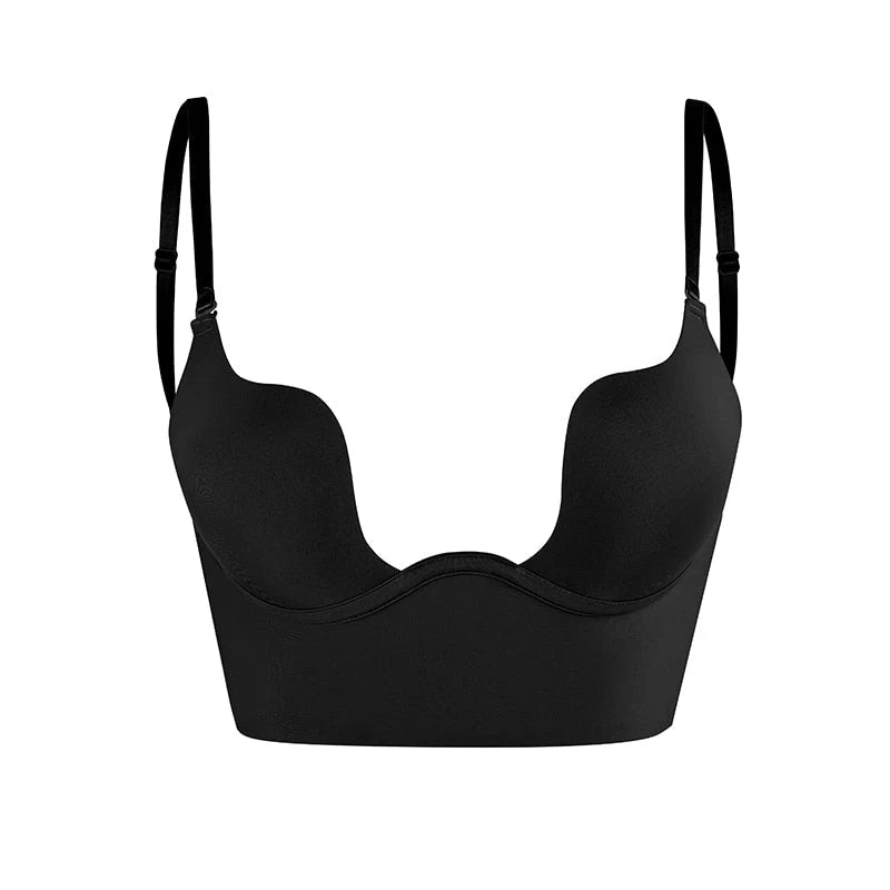 Soutien-gorge Invisible "Dos Nu" & Décolleté Plongeant (Push-Up)-Gigié