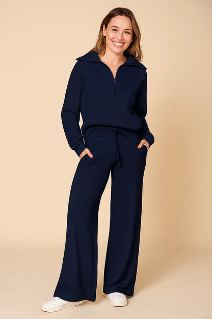 Survêtement Femme Deux Pièces Pantalon Large-Gigié