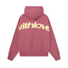 Sweat À Capuche Oversize Streetwear Imprimé Dos "Withlove"-Gigié