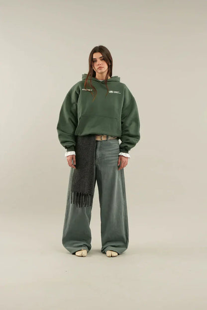 Sweat À Capuche Oversize Streetwear Imprimé Dos "Withlove"-Gigié