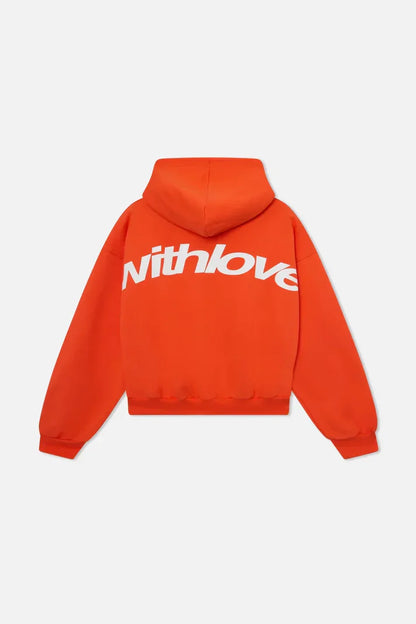 Sweat À Capuche Oversize Streetwear Imprimé Dos "Withlove"-Gigié