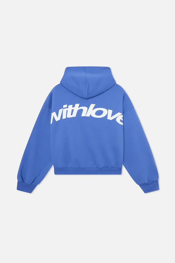 Sweat À Capuche Oversize Streetwear Imprimé Dos "Withlove"-Gigié