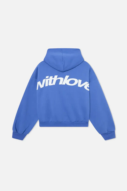 Sweat À Capuche Oversize Streetwear Imprimé Dos "Withlove"-Gigié