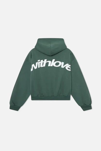 Sweat À Capuche Oversize Streetwear Imprimé Dos "Withlove"-Gigié